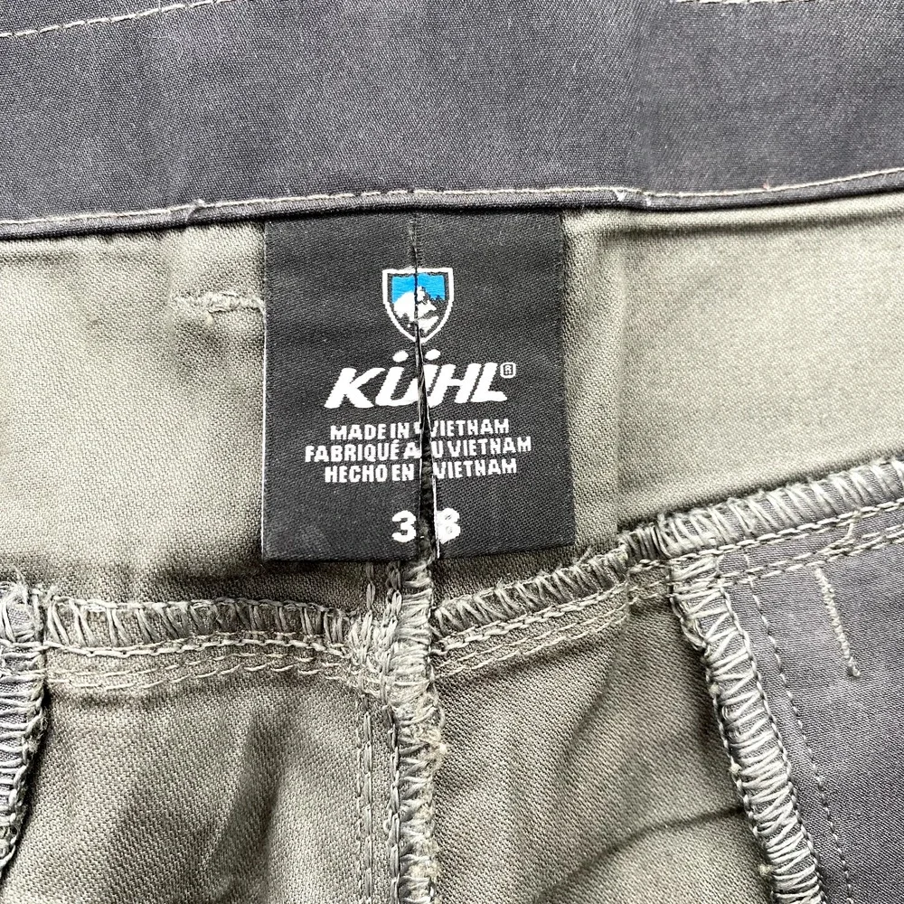 Kuhl Hiking Shorts Men's 38X9.5‎ Green Khaki Outdoors Gorpcore Camping Travel
